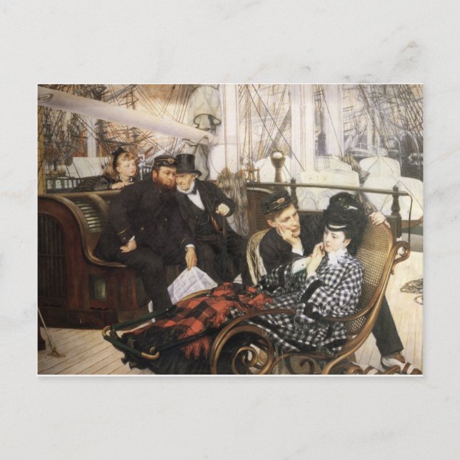 Last Night on Shipboard Postcard (Front)