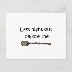 Last Night Out Postcard