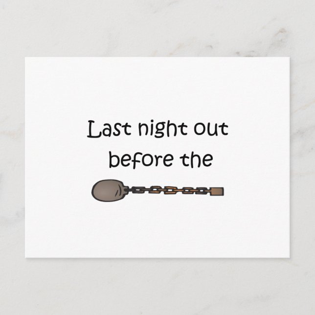 Last Night Out Postcard (Front)