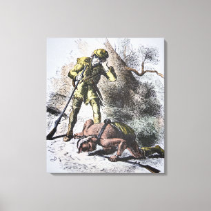 'Last of the Mohicans' by James Fenimore Cooper (1 Canvas Print