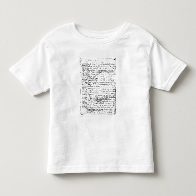 Last page of 'A la Recherche du Temps Perdu' Toddler T-Shirt (Front)