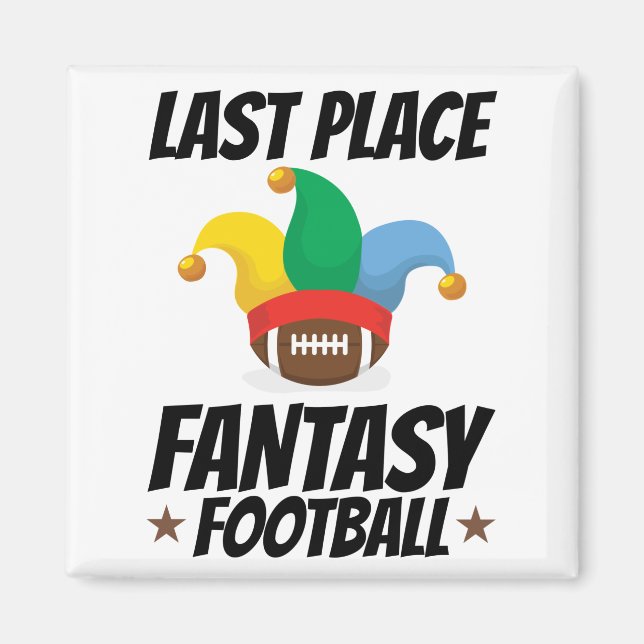 Last Place Fantasy Football Magnet (Front)
