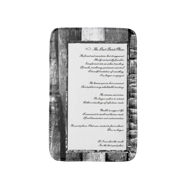 Last Quiet Place Bath Mat (Front Vertical)
