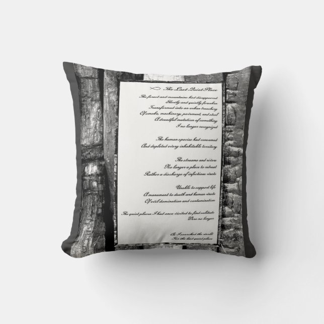 Last Quiet Place Cushion (Front)