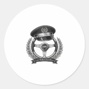 Last Ride Chauffeur Funeral Sticker