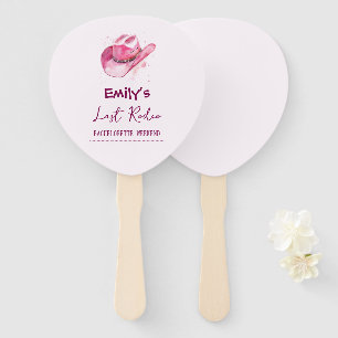 Last Rodeo Bachelorette Weekend Pink Set of Fans