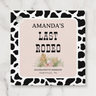 Last Rodeo Cowgirl Bachelorette Weekend Party Favour Tags