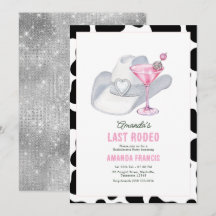 Last Rodeo Disco Cowgirl Bachelorette Party
