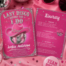 Last Rodeo Disco Cowgirl Bachelorette Party