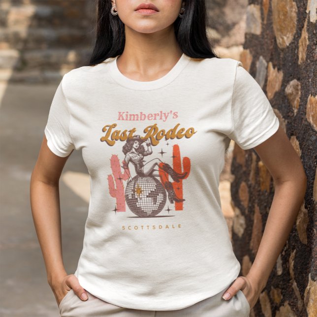 Last Rodeo Disco Cowgirl Bachelorette Weekend T-Shirt (Creator Uploaded)