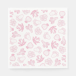 Last Rodeo Pink Bachelorette Party Paper Napkin