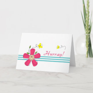 Last Round of Chemo-Hurray Card
