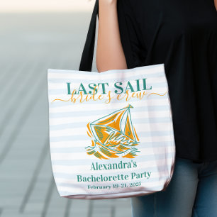 Last Sail Before the Veil Bachelorette Party  Tote Bag