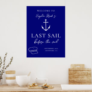 Last Sail Before The Veil Bachelorette Weekend Poster