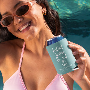 Last Sail Before the Veil Boat Bachelorette Party Can Cooler