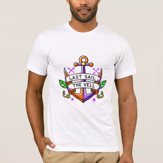Last Sail Before the Veil Nautical Anchor T-Shirt