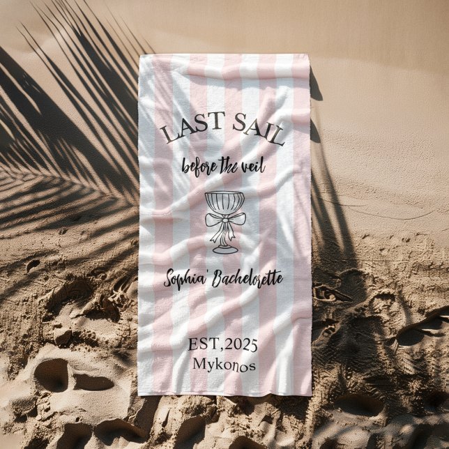 Last Sail Before the Veil Towel | Nautical (Creator Uploaded)