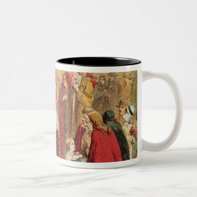 Last Sight of Old England Two-Tone Coffee Mug (Right)