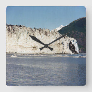 Last Snow Square Wall Clock