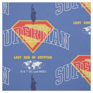 Last Son of Krypton Emblem Fabric
