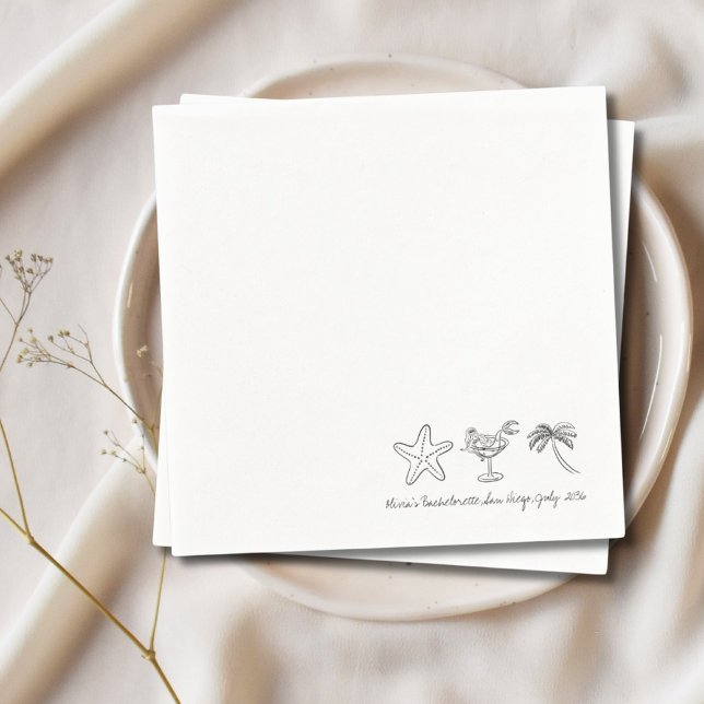 Last Splash Bachelorette Party Supply Napkins (Last Splash Bachelorette Party Supply Napkins)