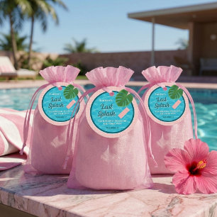 Last Splash Bachelorette Weekend Pool Party Favour Tags