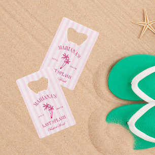 Last Splash Beach Palms Hot Pink Bachelorette