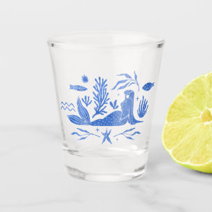 Last Splash in Tulum Shot Glass