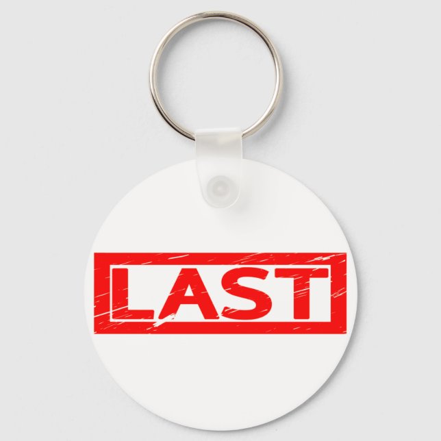 Last Stamp Key Ring (Front)