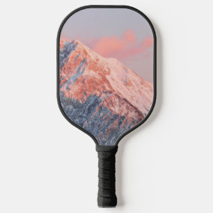 Last sun light on mountain Storžič, Slovenia Pickleball Paddle