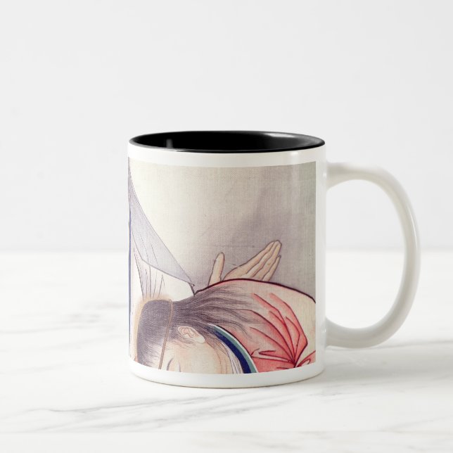 Last Supper, Christ and St John Two-Tone Coffee Mug (Right)