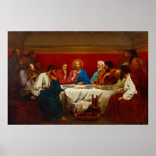 Last Supper -  Henryk Siemiradzki - c1876 Poster (Front)