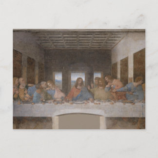 Last Supper Leonardo Da Vinci Painting Postcard