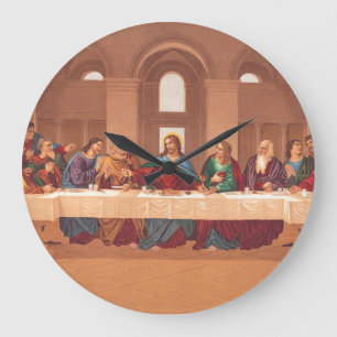 Last Supper of Jesus Christ Large Clock