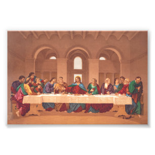 Last Supper of Jesus Christ Photo Print