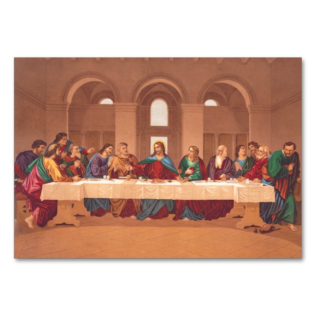 Last Supper of Jesus Christ Table Number (Front)
