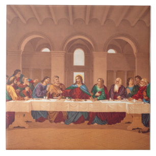 Last Supper of Jesus Christ Tile