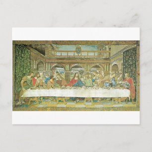 Last supper postcard