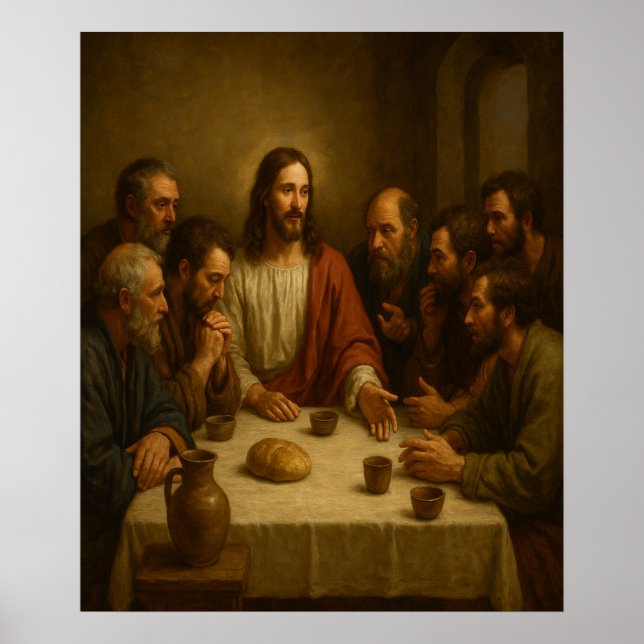 Last Supper with Jesus™ LDS Wall Art (Front)