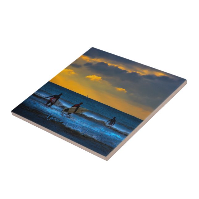 Last Surf Of The Day Tile (Side)