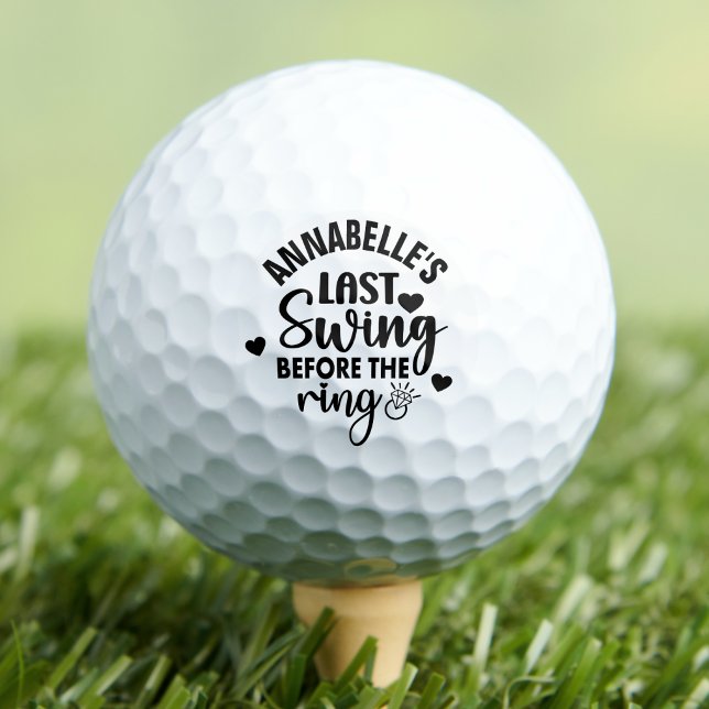 Last Swing Bachelorette Party Golf Balls (Last Swing Bachelorette Party Golf Balls)