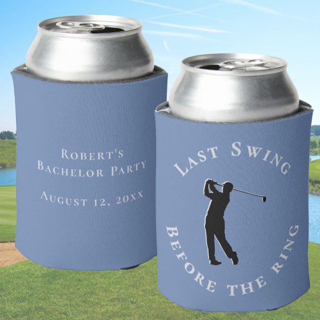 Last Swing Before The Ring Bachelor Party Favour Can Cooler (Creator Uploaded)