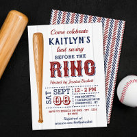 Last Swing Before The Ring! Baseball Bachelorette