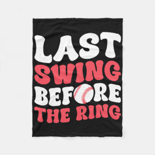 Last Swing Before The Ring Fleece Blanket