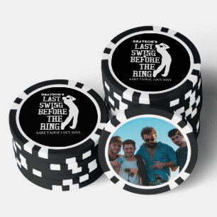 Last Swing Before the Ring Golf Bachelor Favour Poker Chips
