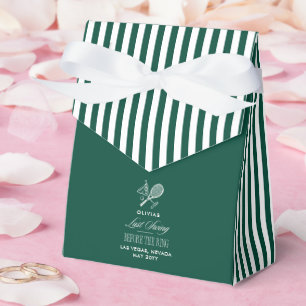 Last Swing Before the Ring green bachelorette Favour Box