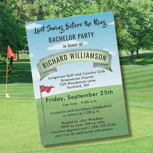 Last Swing Before the Ring  Invitation