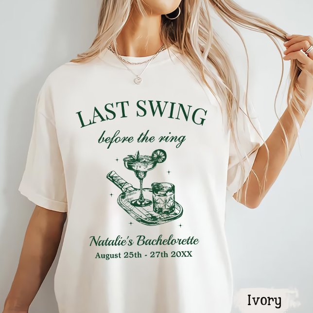 Last Swing Before The Ring Pickleball Bach Weekend T-Shirt (Creator Uploaded)