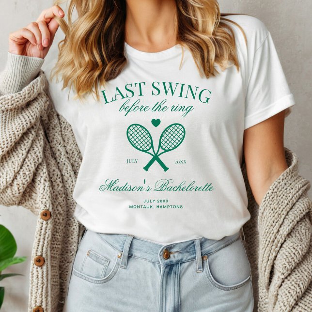 Last Swing Before The Ring Retro Tennis Bach Tri-Blend Shirt (Creator Uploaded)