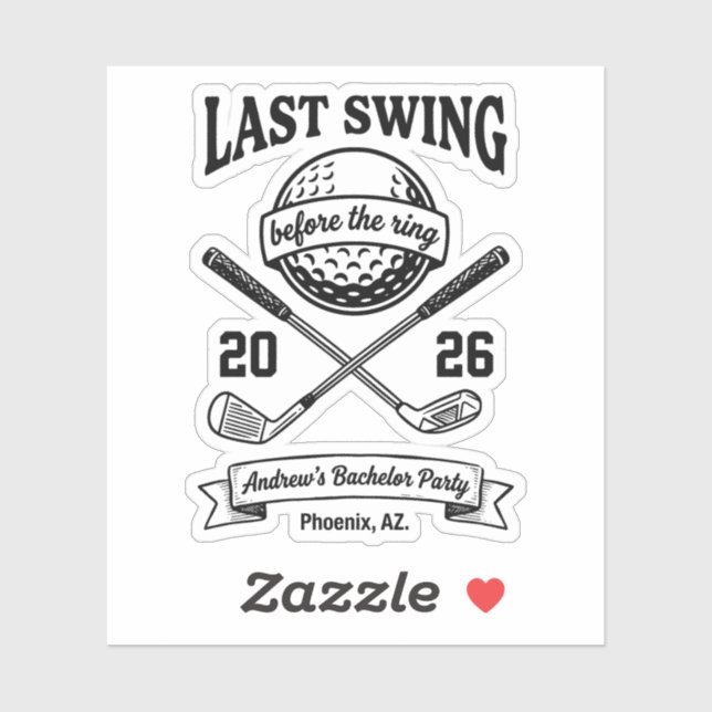 Last Swing Before The Ring Shirt Funny Golf (Sheet)